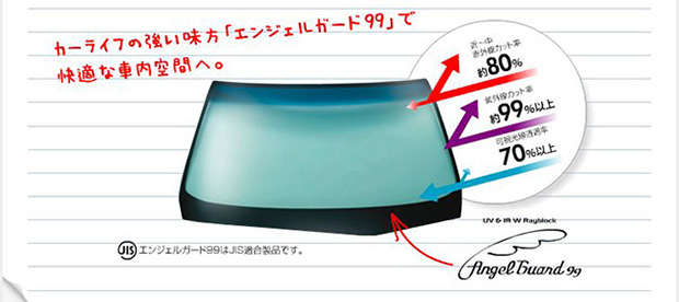 エンジェルガード99で快適な車内空間へ。